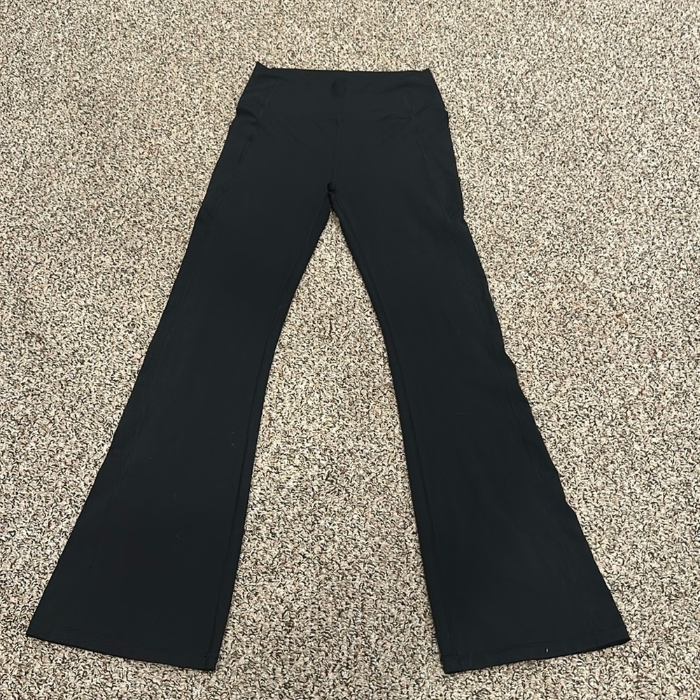 Two pairs of fabletics TALL flare pants